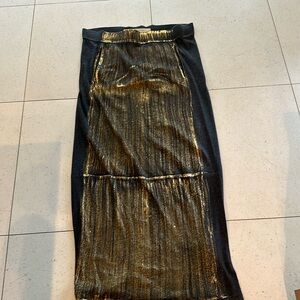 Raquel Allegra skirt with gold accent